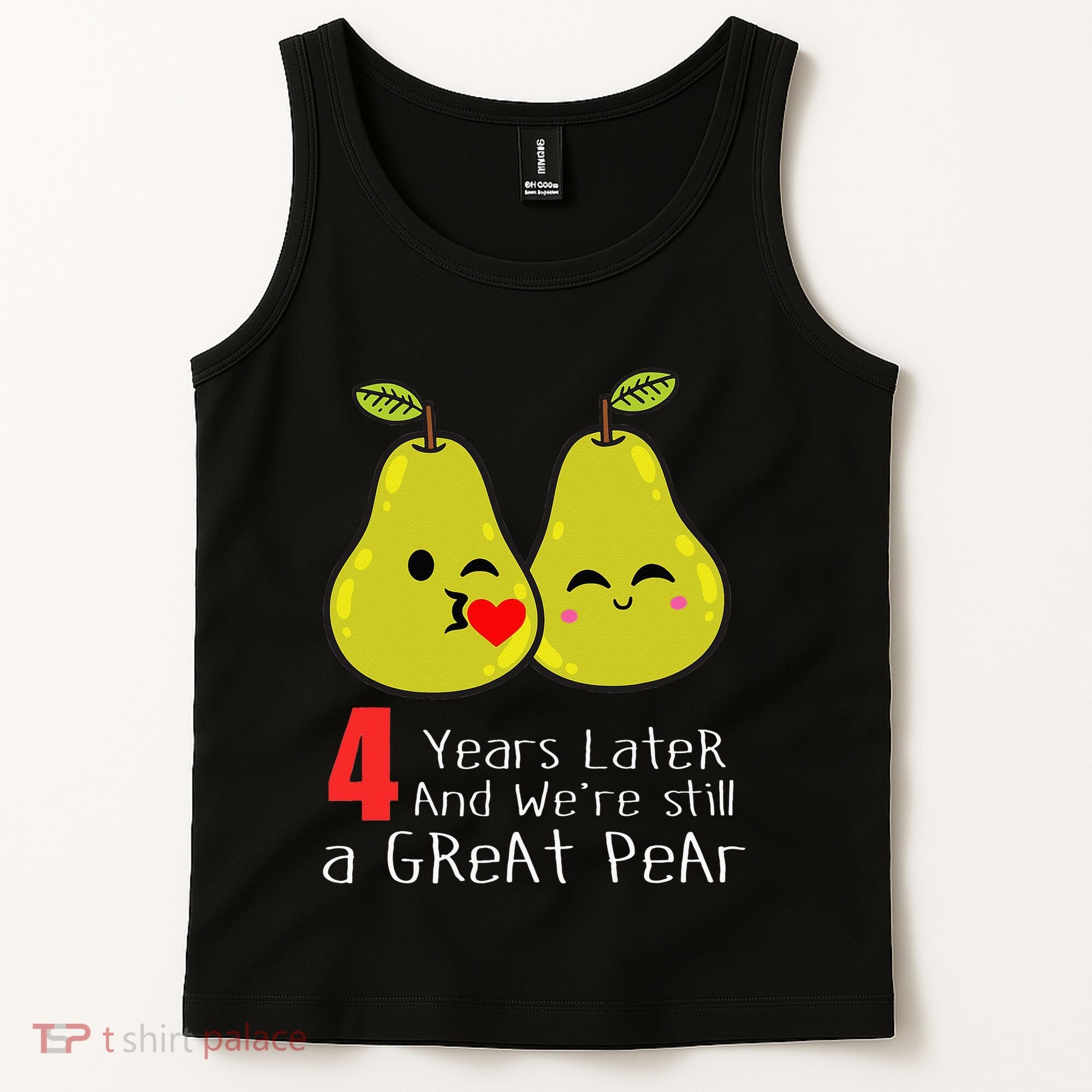 4th Wedding Anniversary Gifts Funny Couples Tank Top