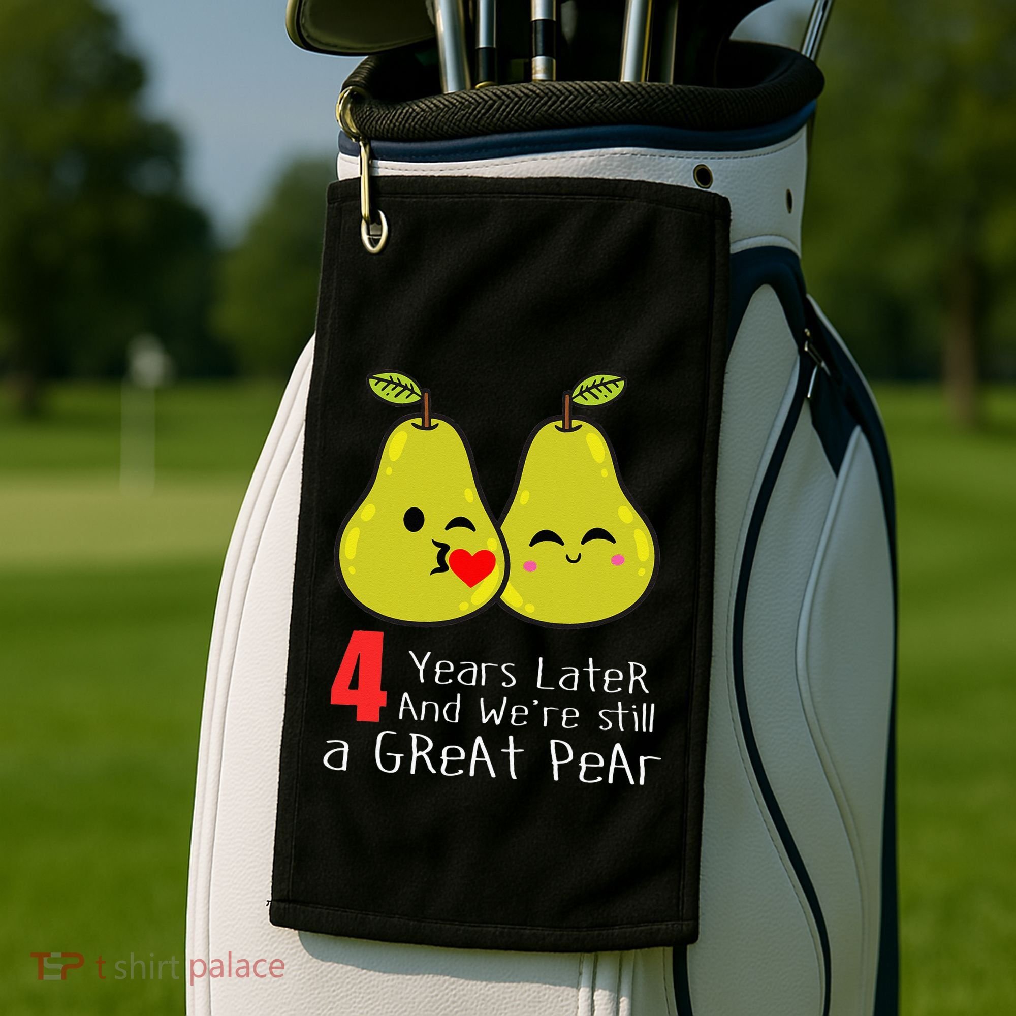 4th Wedding Anniversary Gifts Funny Couples Golf Towel