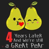 4th Wedding Anniversary Gifts Funny Couples Golf Towel thumb 3
