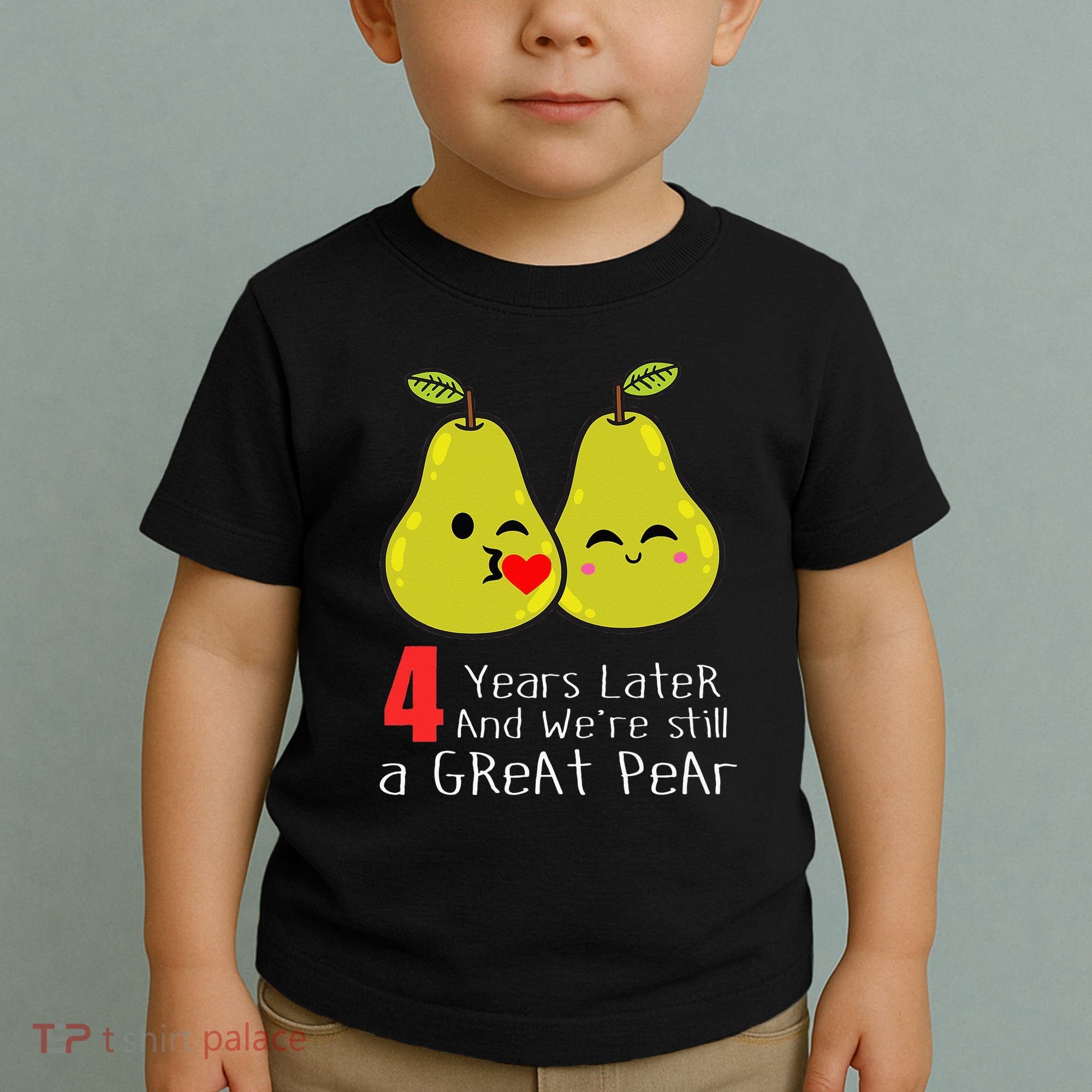 4th Wedding Anniversary Gifts Funny Couples Toddler T-Shirt