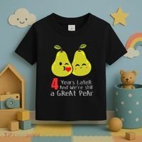 4th Wedding Anniversary Gifts Funny Couples Toddler T-Shirt thumb 3