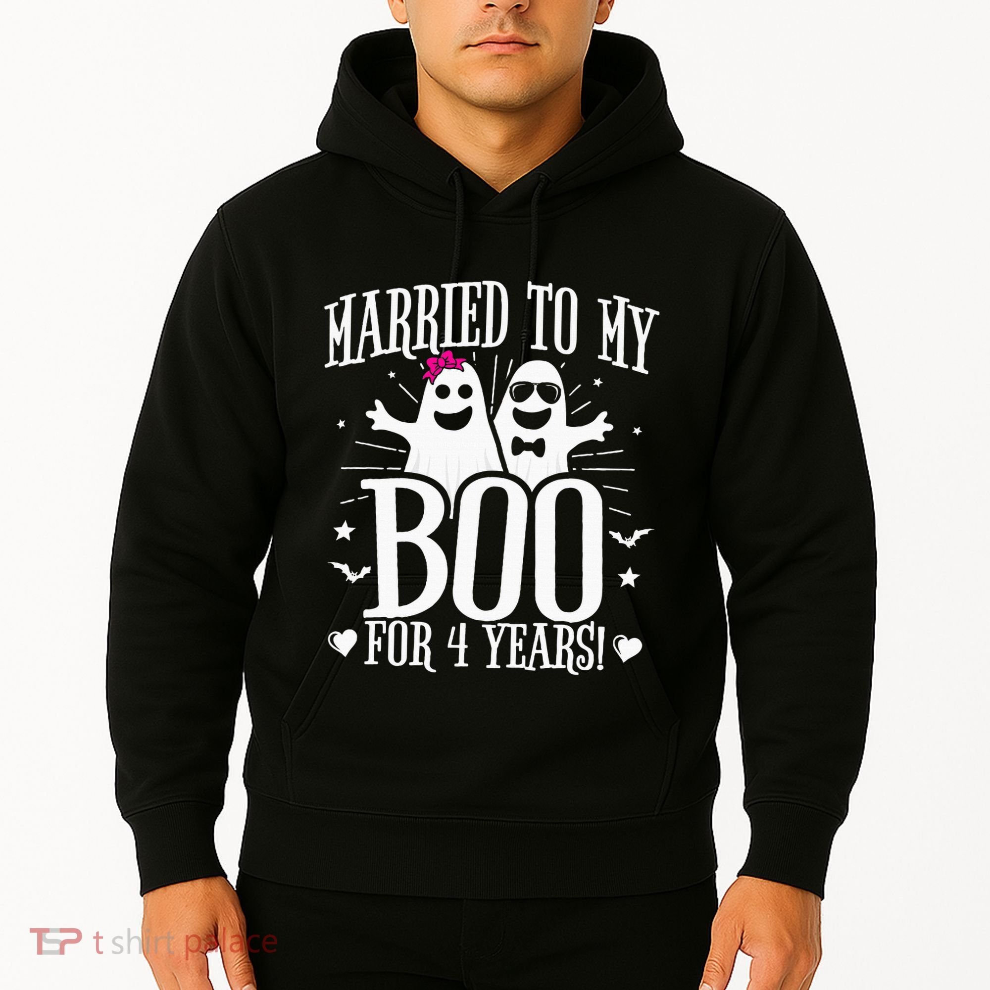 4th Wedding Anniversary October 4th Anniversary Hoodie