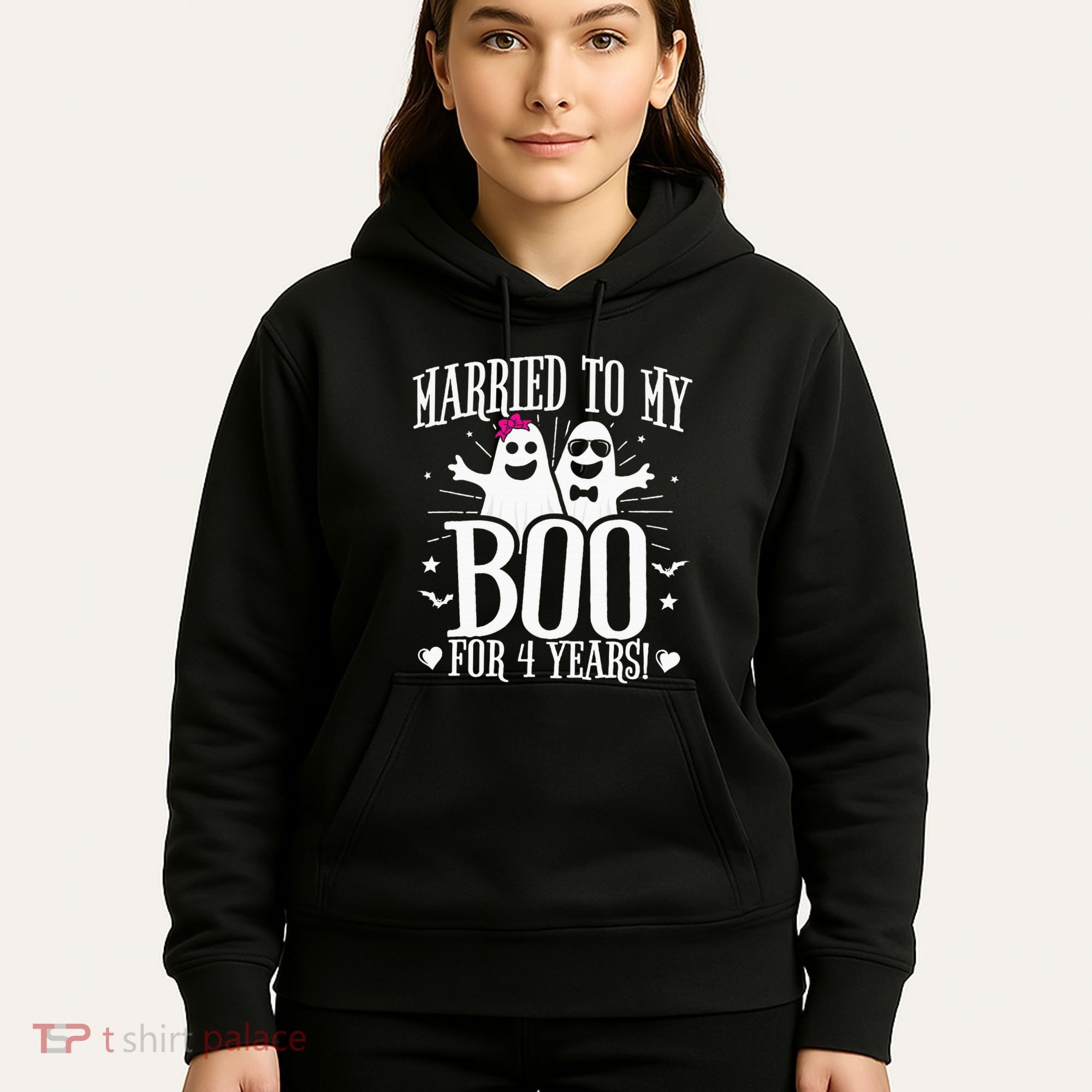 4th Wedding Anniversary October 4th Anniversary Hoodie