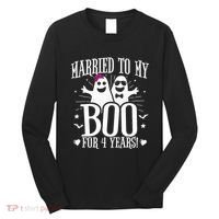 4th Wedding Anniversary October 4th Anniversary Long Sleeve Shirt thumb 0