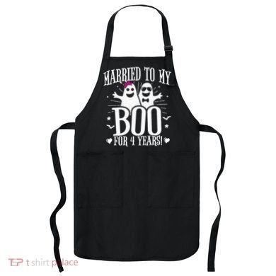 4th Wedding Anniversary October 4th Anniversary Apron
