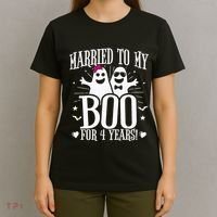 4th Wedding Anniversary October 4th Anniversary T-Shirt thumb 4
