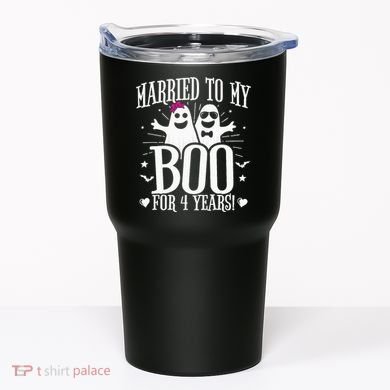 4th Wedding Anniversary October 4th Anniversary Tumbler