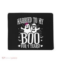 4th Wedding Anniversary October 4th Anniversary Mousepad thumb 0