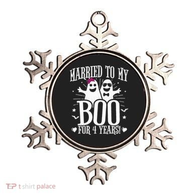 4th Wedding Anniversary October 4th Anniversary Ornament