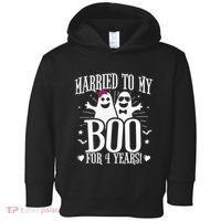 4th Wedding Anniversary October 4th Anniversary Toddler Hoodie thumb 0