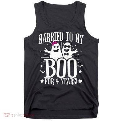 4th Wedding Anniversary October 4th Anniversary Tank Top
