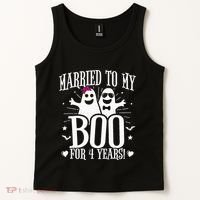 4th Wedding Anniversary October 4th Anniversary Tank Top thumb 2