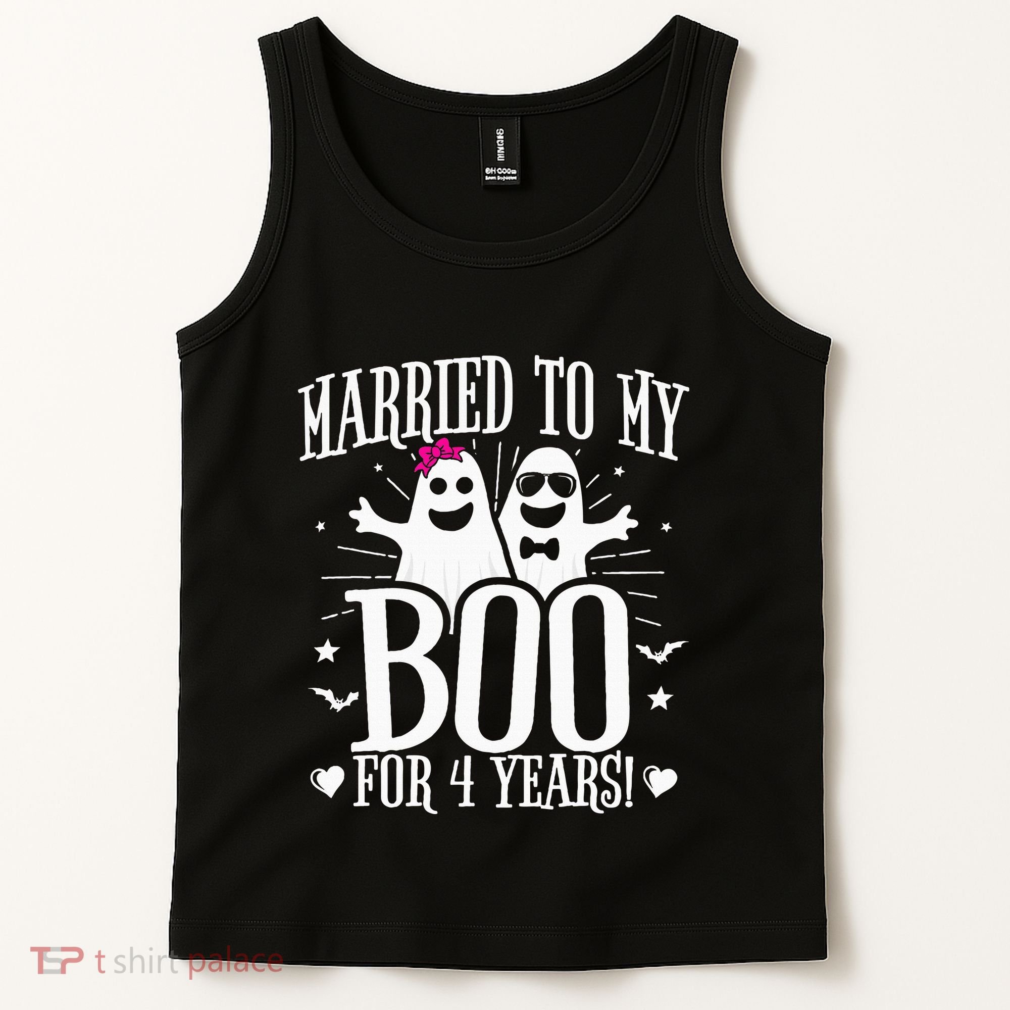 4th Wedding Anniversary October 4th Anniversary Tank Top