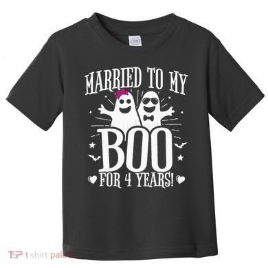 4th Wedding Anniversary October 4th Anniversary Toddler T-Shirt