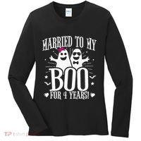 4th Wedding Anniversary October 4th Anniversary Women's Long Sleeve Shirt thumb 0