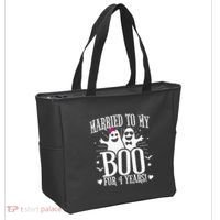 4th Wedding Anniversary October 4th Anniversary Tote Bag thumb 2