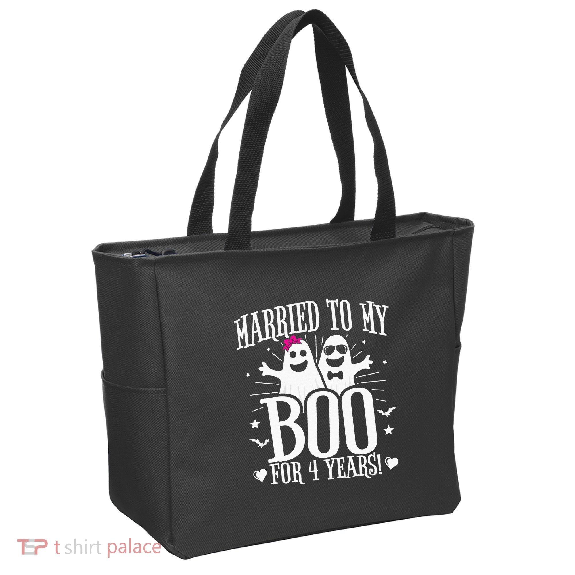 4th Wedding Anniversary October 4th Anniversary Tote Bag