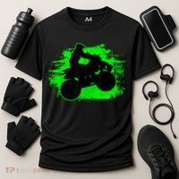 4 Wheeler Quad Bike ATV Riding Gift Men Cooling Performance Crew T-Shirt thumb 3