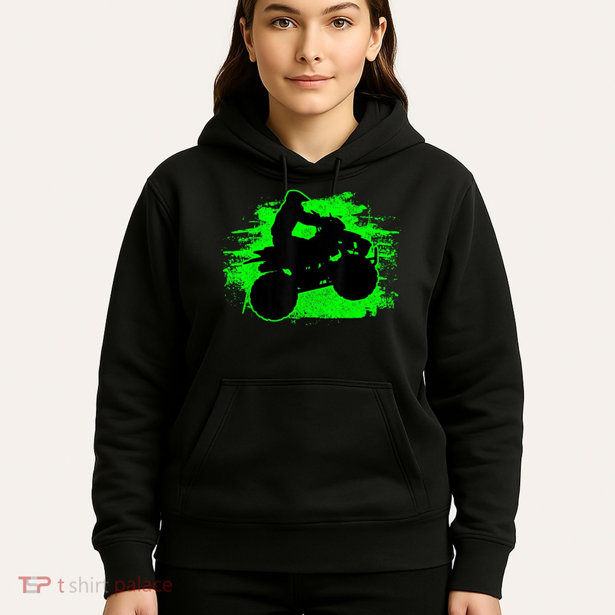 4 Wheeler Quad Bike ATV Riding Gift Men Hoodie