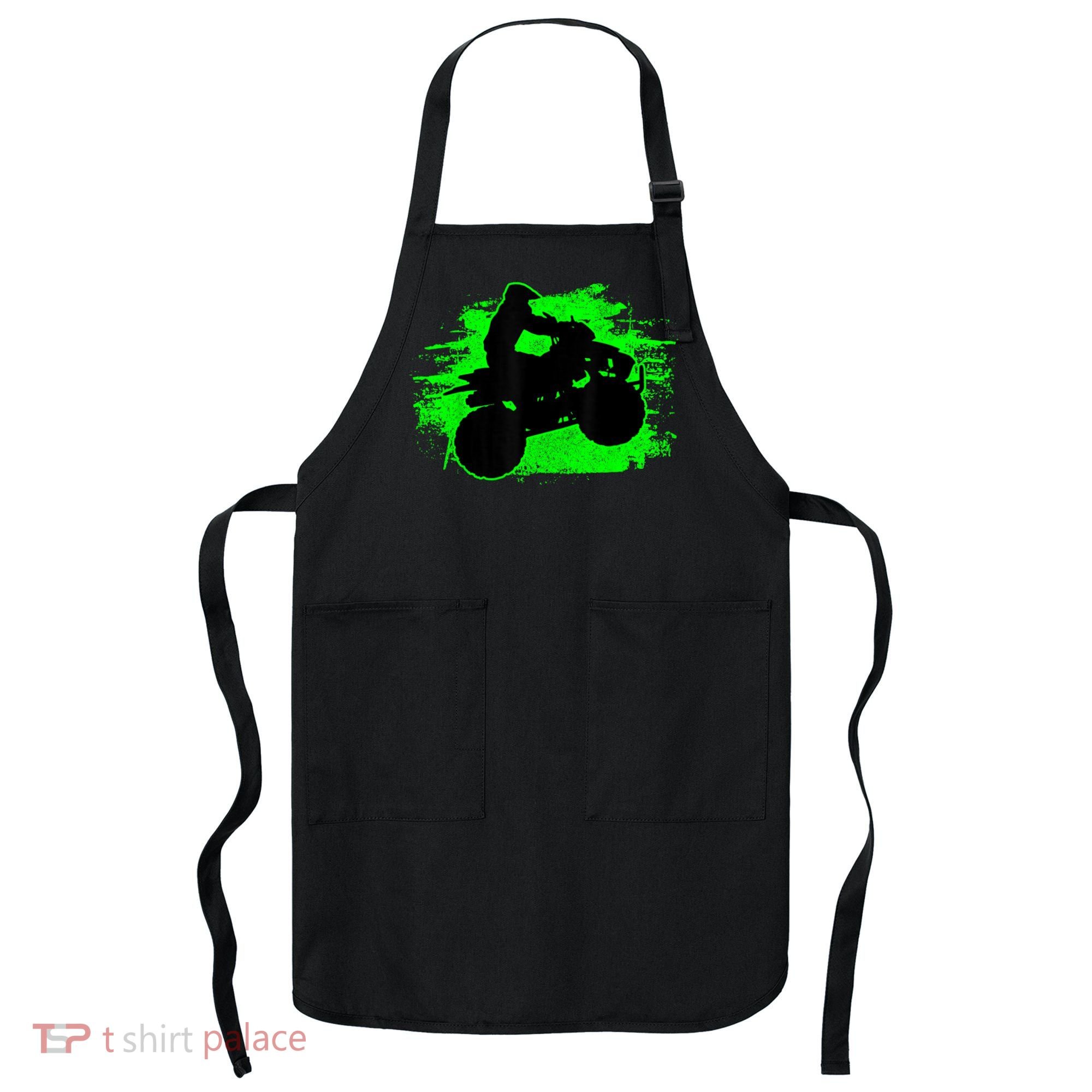 4 Wheeler Quad Bike ATV Riding Gift Men Apron