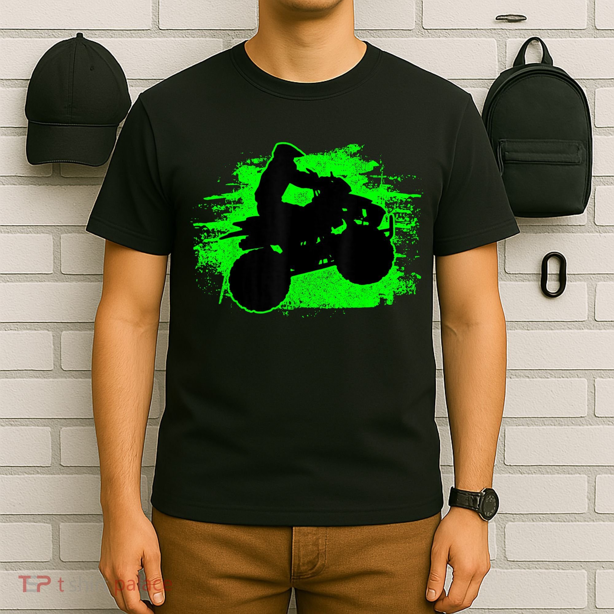 4 Wheeler Quad Bike ATV Riding Gift Men T-Shirt