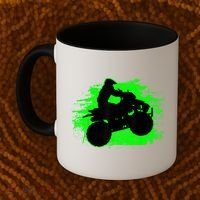 4 Wheeler Quad Bike ATV Riding Gift Men Coffee Mug thumb 2