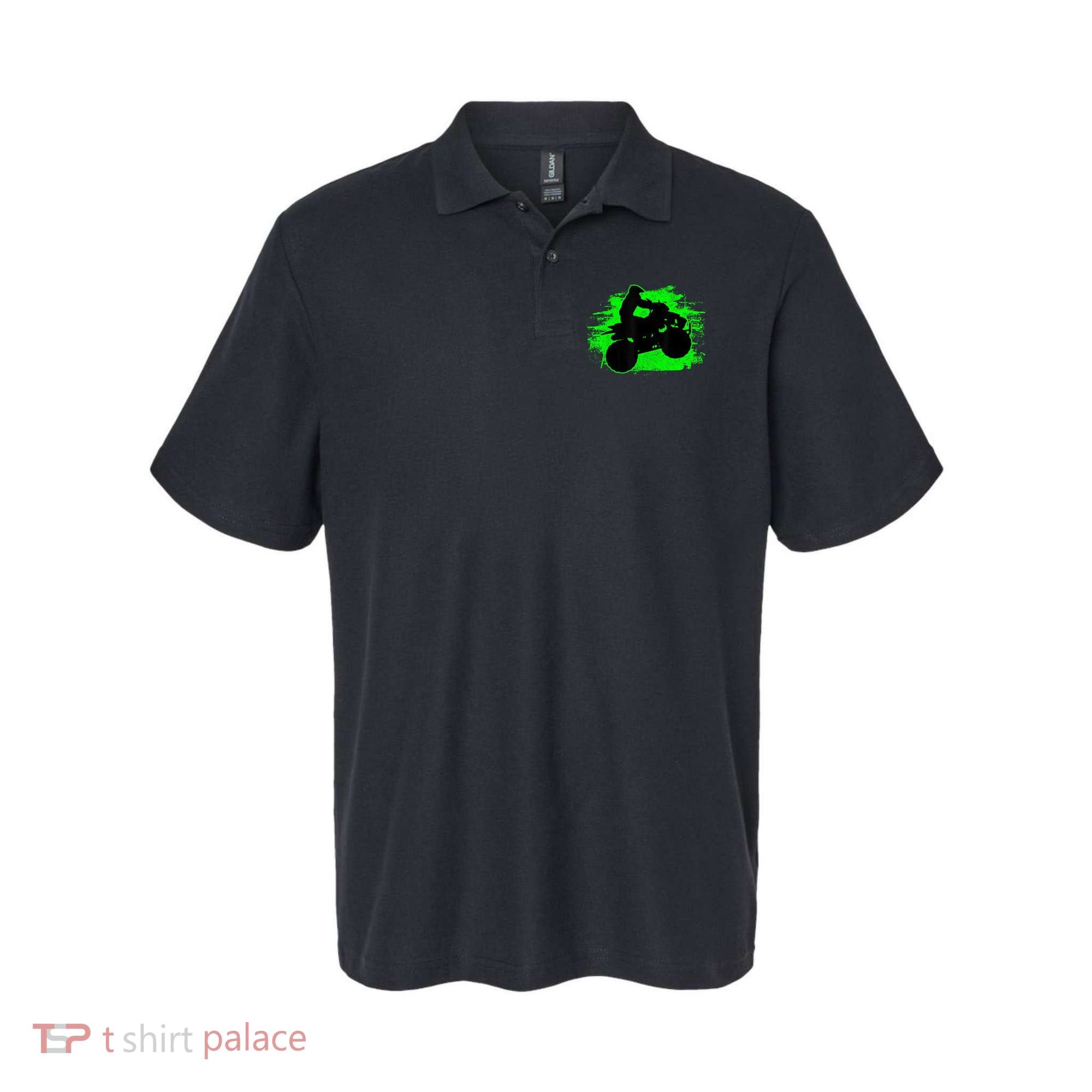 4 Wheeler Quad Bike ATV Riding Gift Men Polo