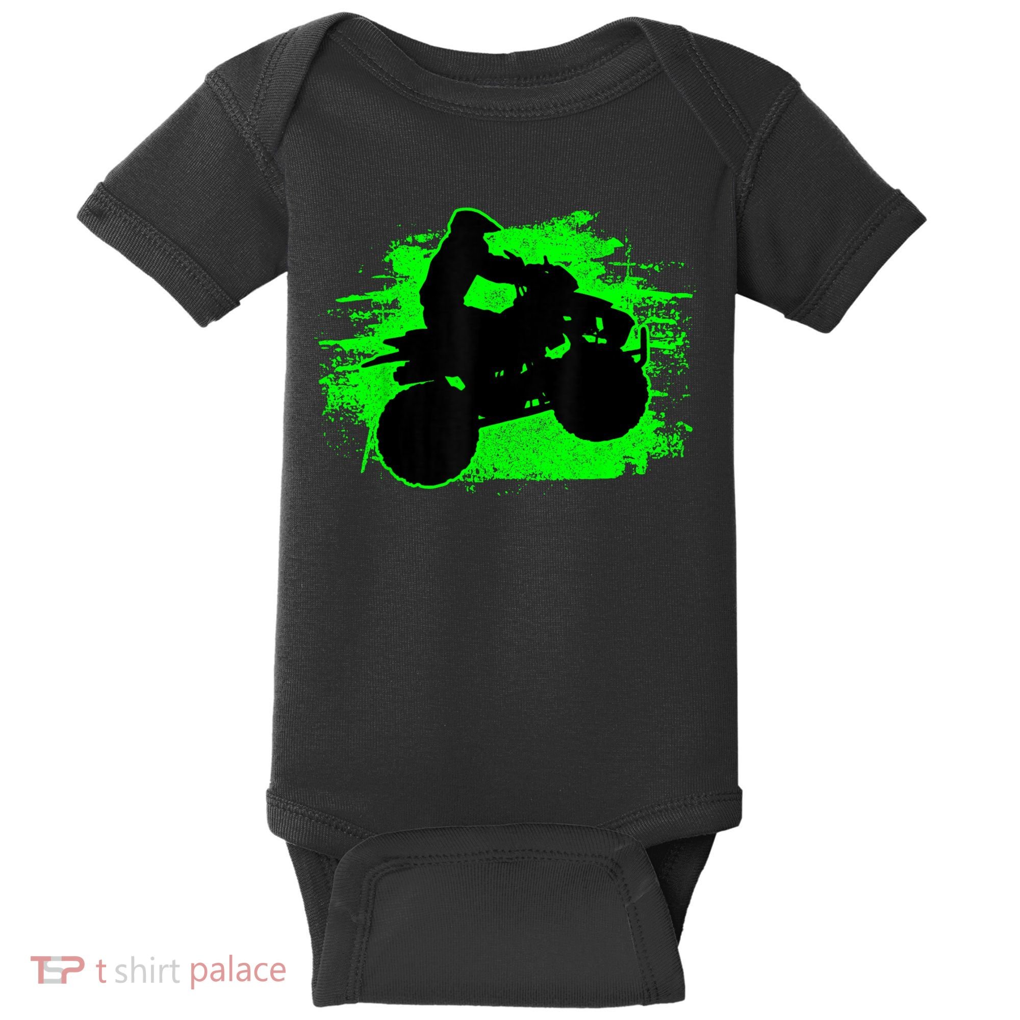 4 Wheeler Quad Bike ATV Riding Gift Men Baby Bodysuit