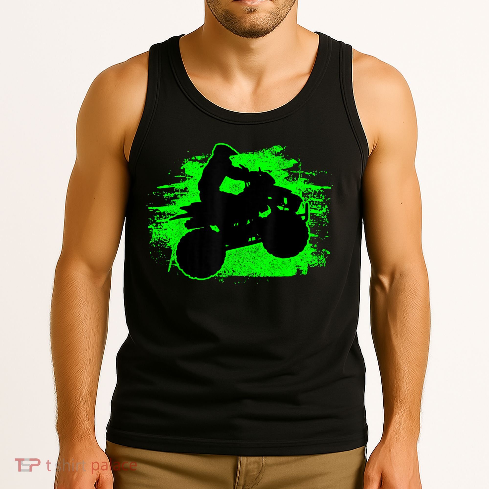 4 Wheeler Quad Bike ATV Riding Gift Men Tank Top