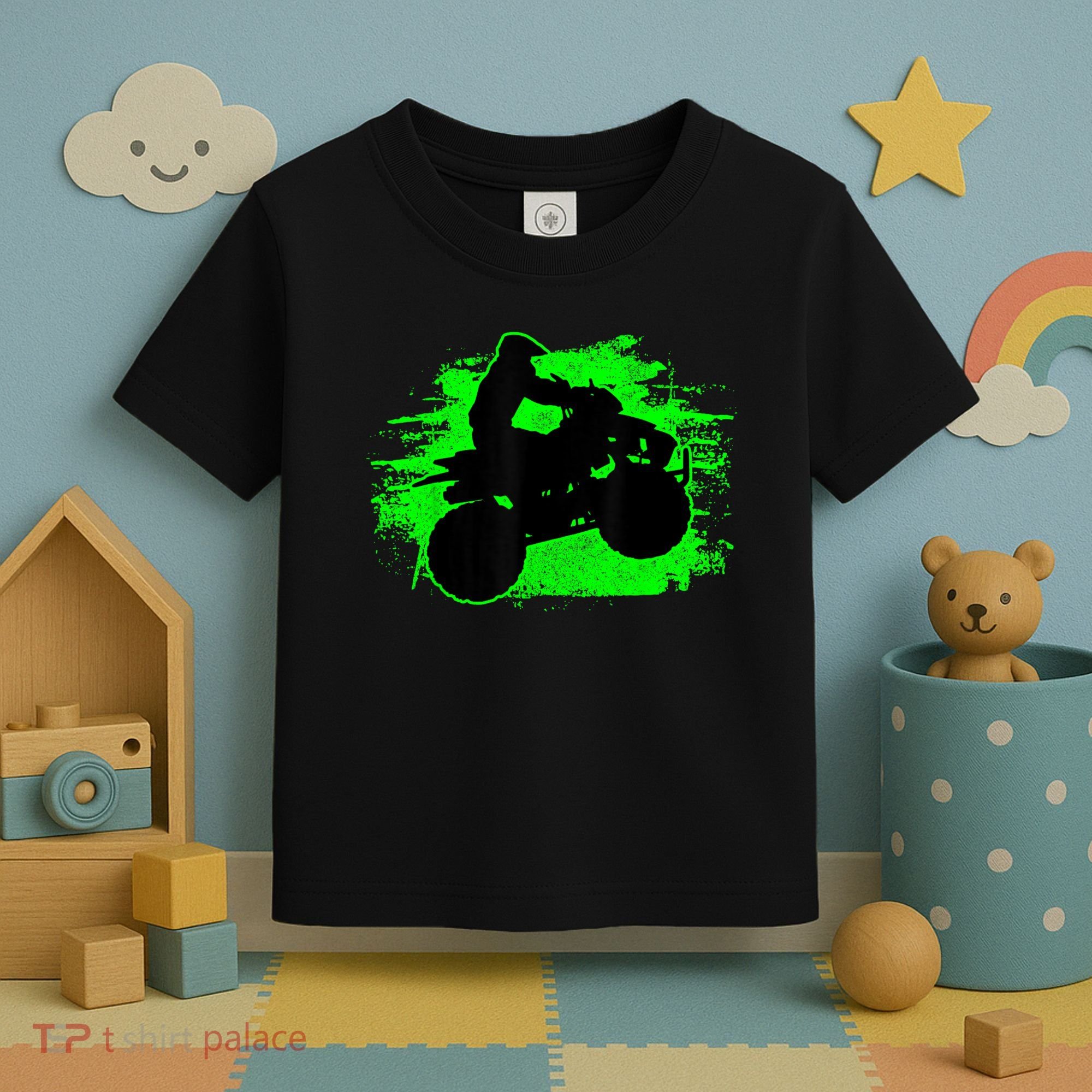 4 Wheeler Quad Bike ATV Riding Gift Men Toddler T-Shirt