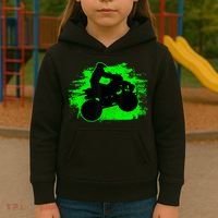 4 Wheeler Quad Bike ATV Riding Gift Men Kids Hoodie thumb 3