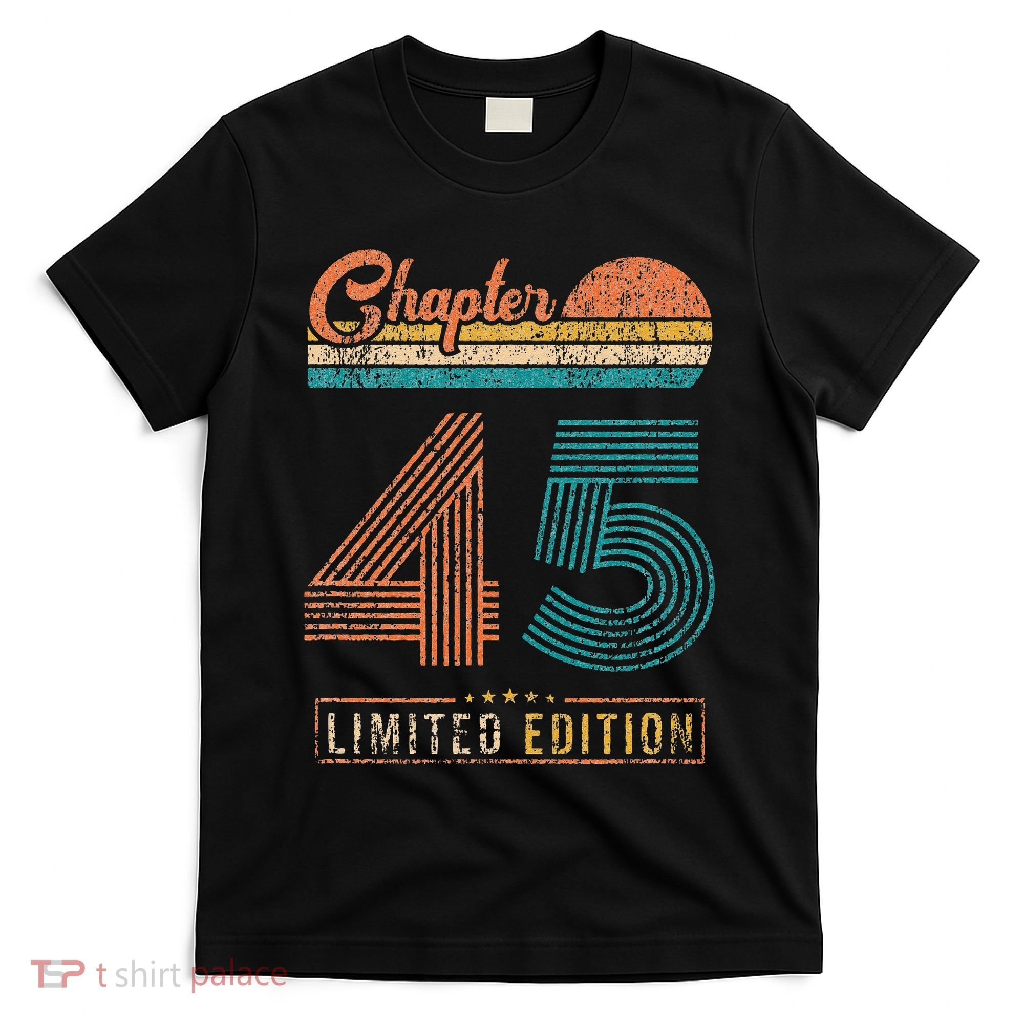 45 Years Old Gifts Chapter 45 Vintage 45th Birthday Retro T-Shirt