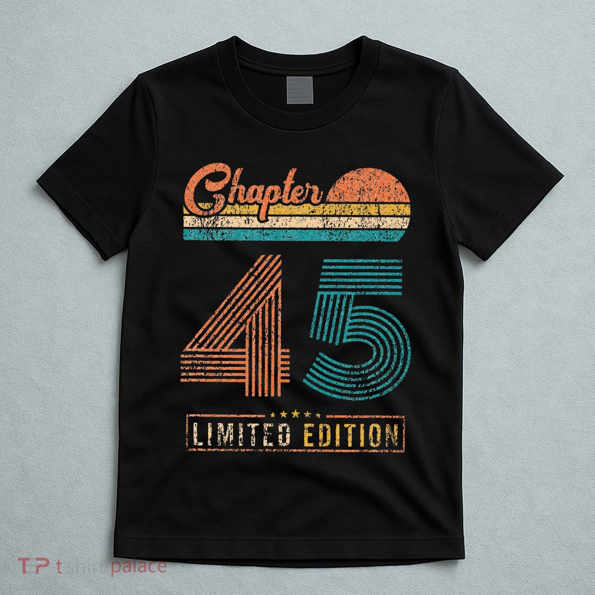 45 Years Old Gifts Chapter 45 Vintage 45th Birthday Retro T-Shirt