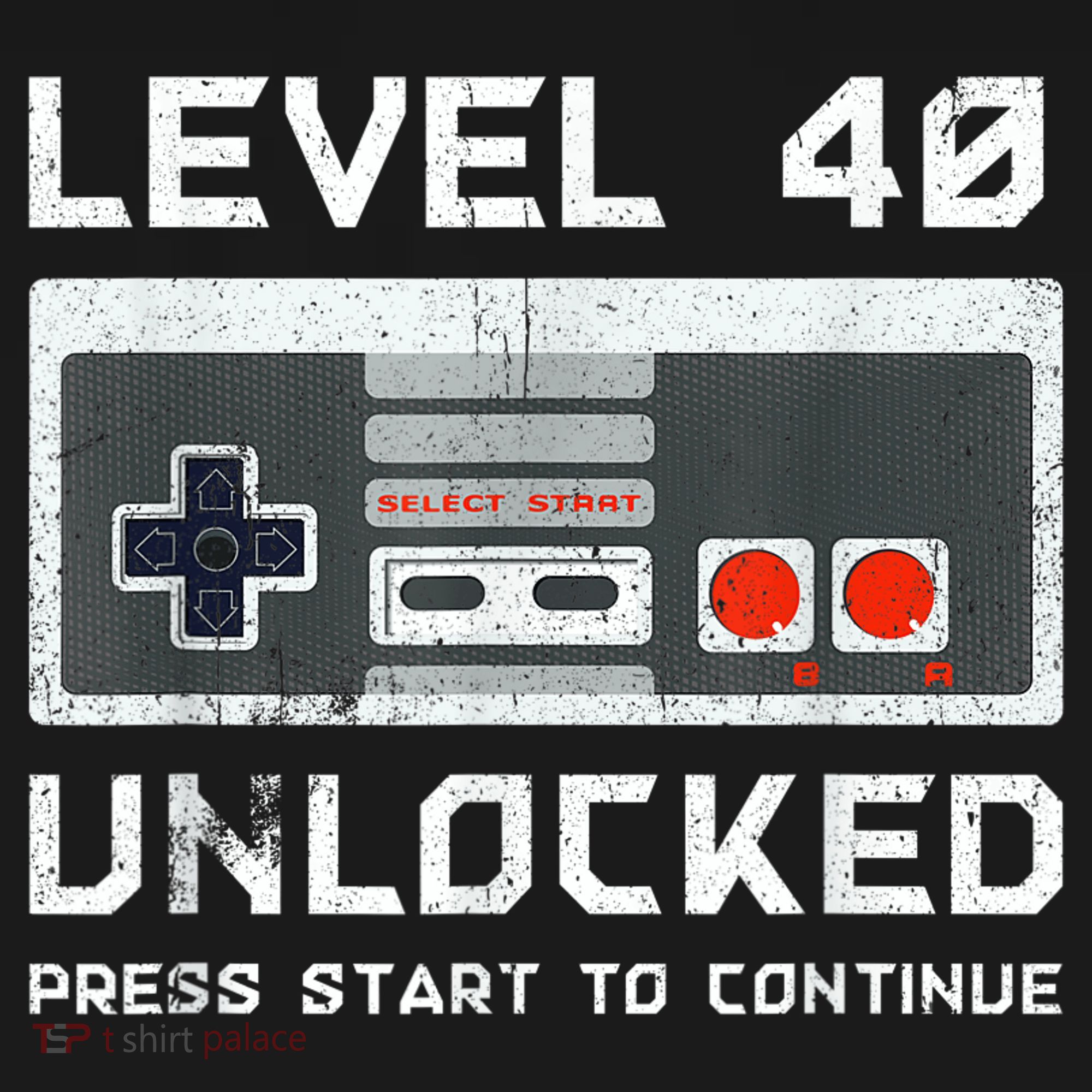 40 Year Old Forty Birthday Gift Level 40 Unlocked Gamer Tank Top