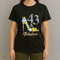 43 years old It's my Birthday 43th Birthday Diamond Crown T-Shirt thumb 4