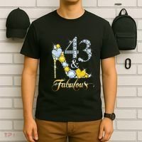 43 years old It's my Birthday 43th Birthday Diamond Crown T-Shirt thumb 6