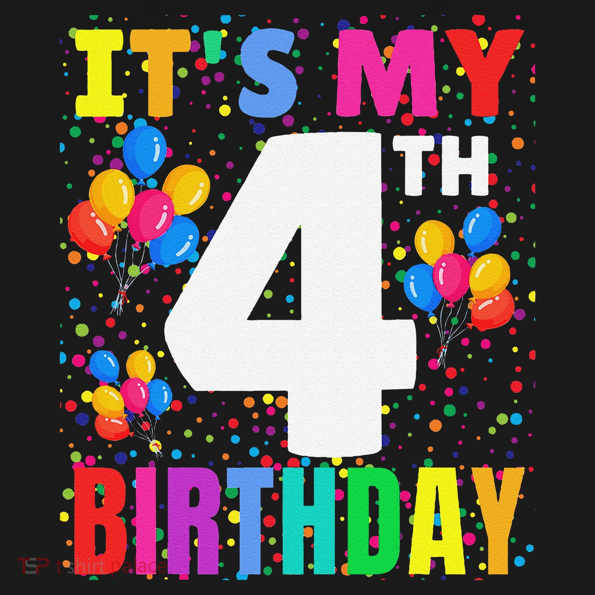 4 Years Old ItS My 4th Birthday Crew Balloons For Boy Women's Hoodie