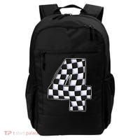 4 Year Old Pit Crew Car Racing 4th Birthday Race Car Backpack thumb 0