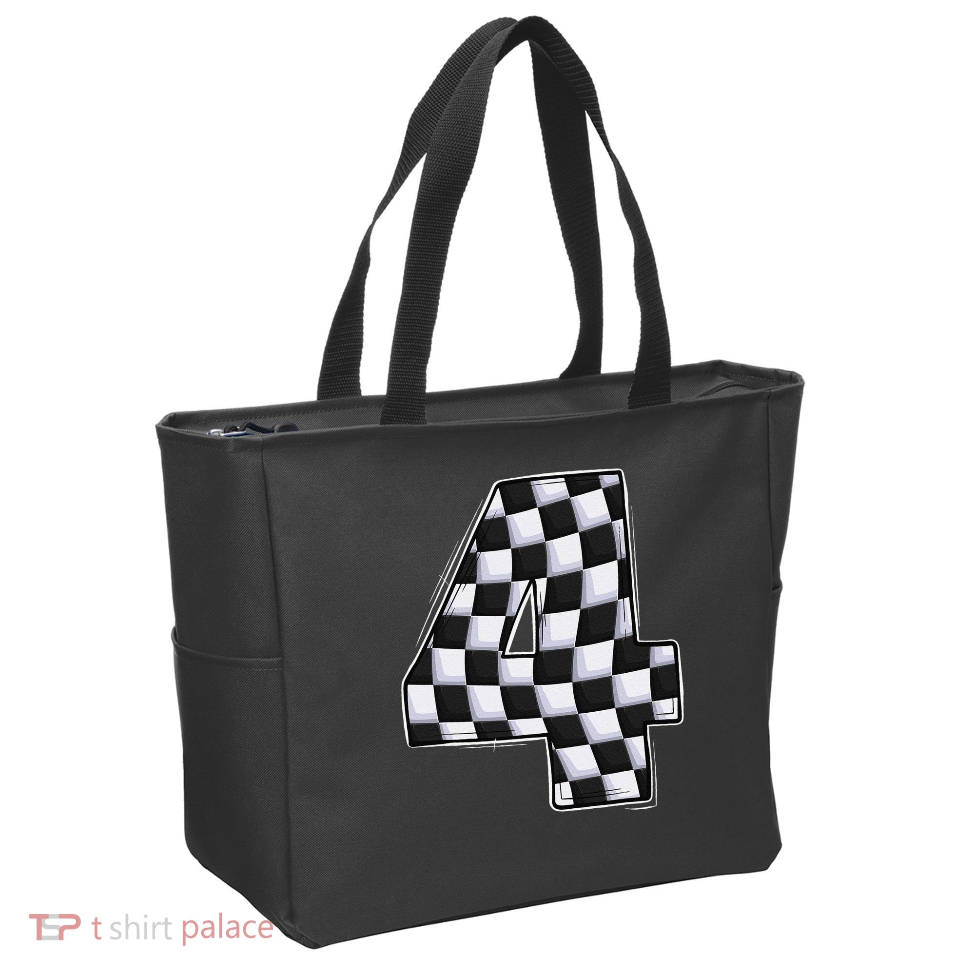 4 Year Old Pit Crew Car Racing 4th Birthday Race Car Tote Bag