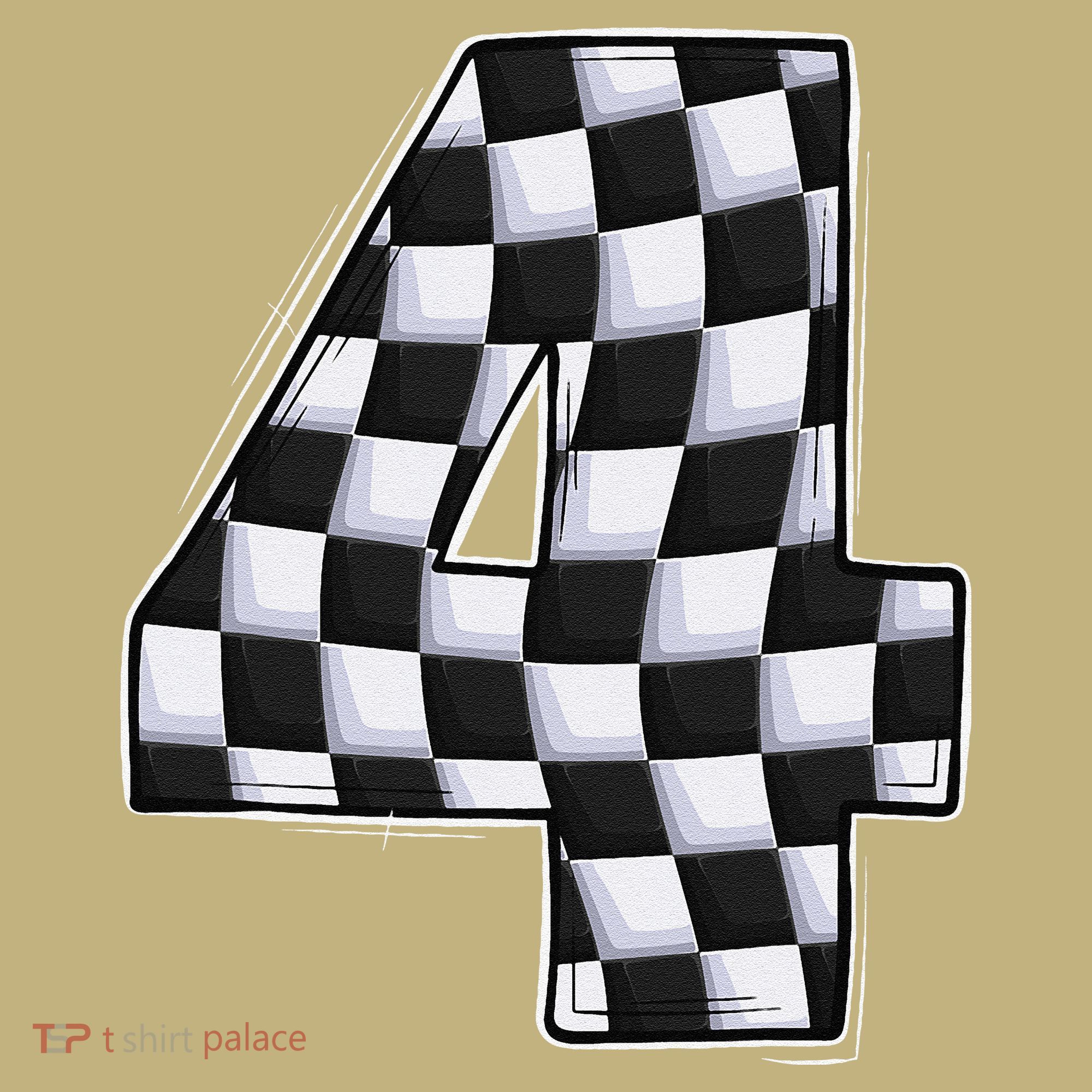4 Year Old Pit Crew Car Racing 4th Birthday Race Car Kids T-Shirt