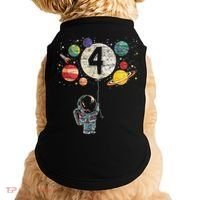 4 Years Old Birthday Boy Gifts Astronaut 4th Birthday Doggie Tank thumb 0