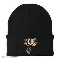 4 Years Old Birthday Boy Gifts Astronaut 4th Birthday Beanie thumb 0