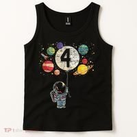 4 Years Old Birthday Boy Gifts Astronaut 4th Birthday Tank Top thumb 2