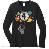 4 Years Old Birthday Boy Gifts Astronaut 4th Birthday Women's Long Sleeve Shirt thumb 0