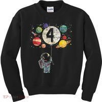 4 Years Old Birthday Boy Gifts Astronaut 4th Birthday Kids Sweatshirt thumb 0