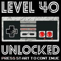 40 Year Old Fourty Birthday Gift Level 40 Unlocked Gamer Coffee Mug thumb 5