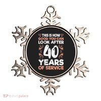 40 years of service 40 years of work anniversary Ornament thumb 0