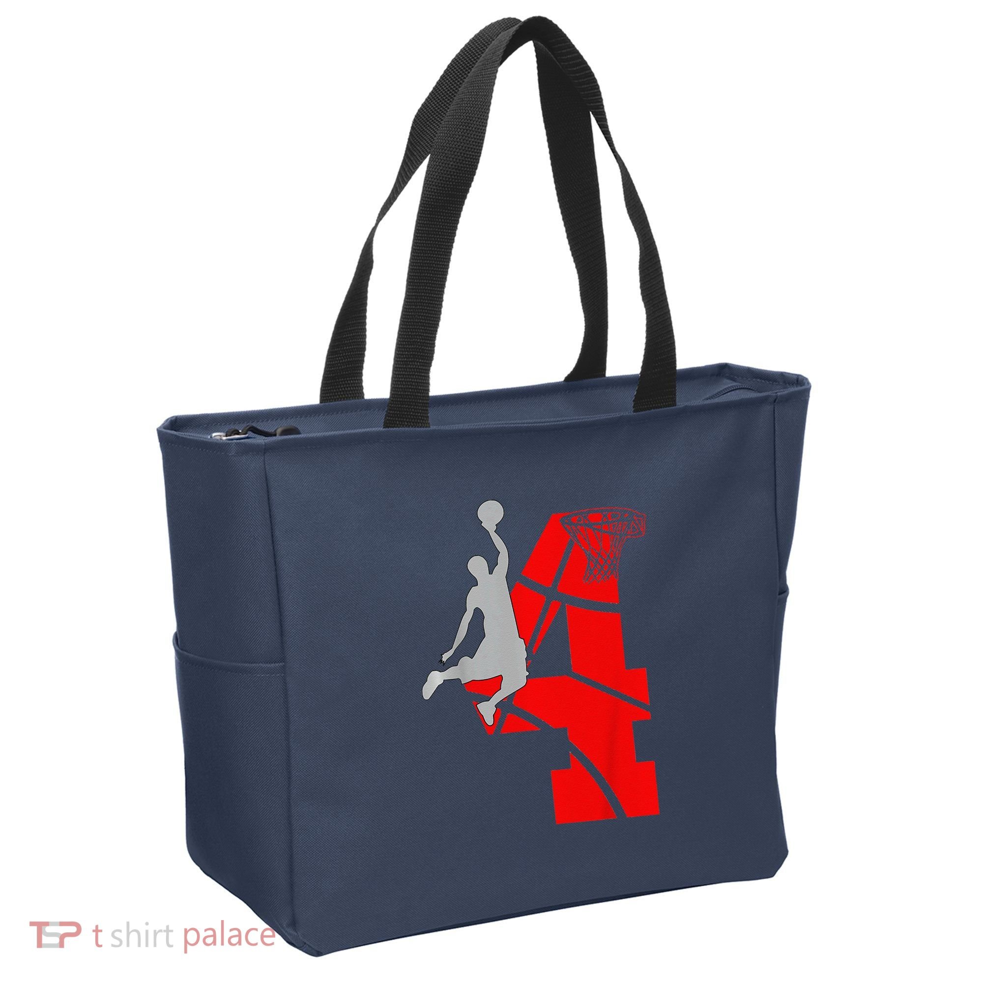 4 Year Old 4th Basketball Birthday Partytheme Tote Bag