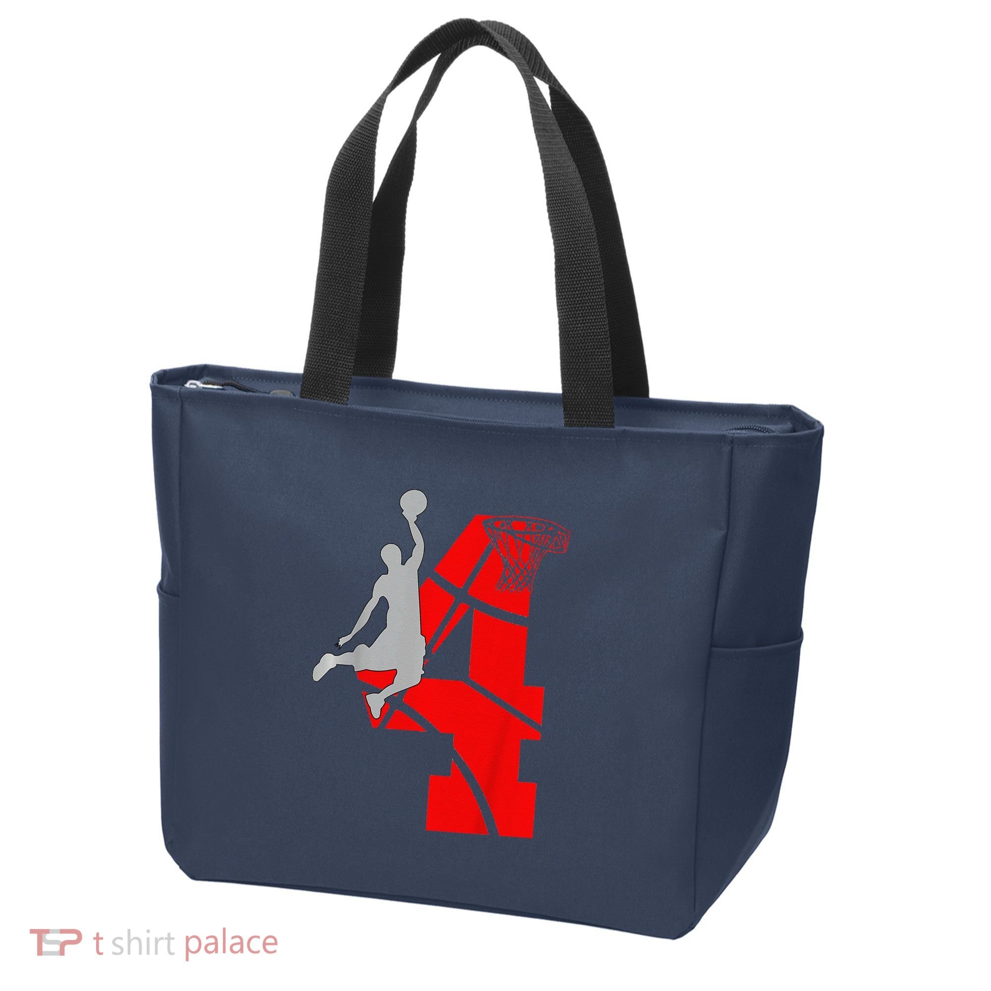 4 Year Old 4th Basketball Birthday Partytheme Tote Bag
