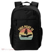 4 Year Old Airplane Pilot Aircraft 4th Birthday Aviation Backpack thumb 0
